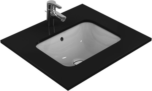 [E505601] E505601 - IDEAL STANDARD CONNECT ONDERBOUWWASTAFEL 420mm RECHTHOEKIG WIT 