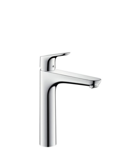 [31608000] 31608000 - HANS GROHE FOCUS  LAVABOKRAAN VERHOOGD H 190 +LEDIGING+TREKSTANG