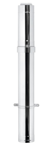 [704609] 704609 - ROLUX PP120/INOX DAKDOORVOER MET KRAAG 60/100 1M