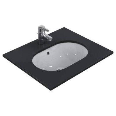 [E5048MA] E5048MA - IDEAL STANDARD CONNECT ONDERBOUWWASTAFEL 550mm OVAAL WIT IDEAL PLUS