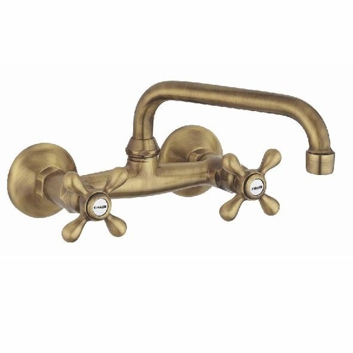 [C10.2723.89] C10.2723.89 - KVR RETRO KEUKENKRAAN MUUR OUD BRONS
