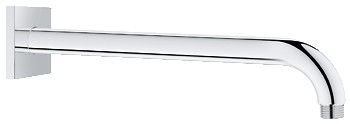 [27488000] 27488000 - GROHE RAINSHOWER DOUCHE-ARM 1/2" SPRONG 275MM MET VIERKANTE ROZET