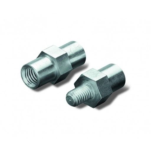 [001212] 001212 -  KETELBORSTEL ADAPTER  -  BINNENDRAAD  / BINNENDRAAD   W 1/2 " - M 10