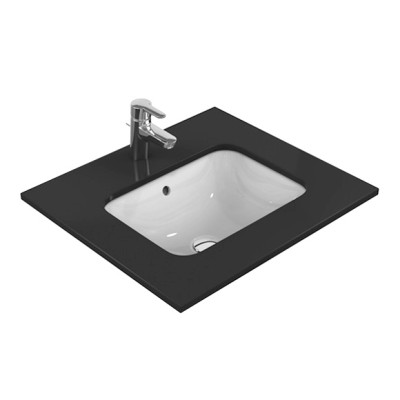 [E505801] E505801 - IDEAL STANDARD CONNECT ONDERBOUWWASTAFEL 500mm RECHTHOEKIG WIT 