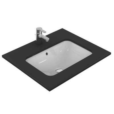 [E506101] E506101 - IDEAL STANDARD CONNECT ONDERBOUWWASTAFEL 580mm RECHTHOEKIG WIT 