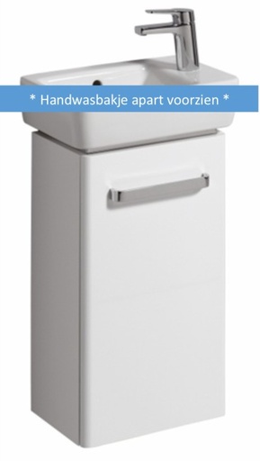 [862040] 862040 - KERAMAG RENOVA NR 1 COMPRIMO ONDERKAST LAVE-MAINS 40 X 25CM - WITTE LAK