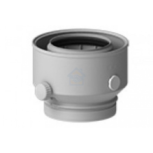 [04-00011] 04-00011 - DAALDEROP ADAPTOR 60/100 + MEETNIPPEL voor CUBE ONE/DUO