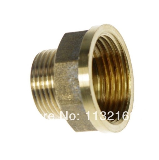 [3246 1/2 1/4] 14.353.200 - REDUCTIE FM 1/2 1/4 BRONS