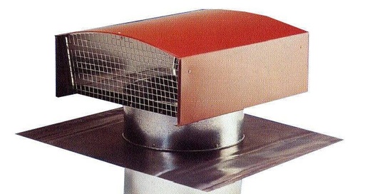 [CT125 TERRA] 0120050 - VENTILATIE DAKDOORGANG LOODSLAB 125MM !!!!!!TERRACOTTA!!!!!!!