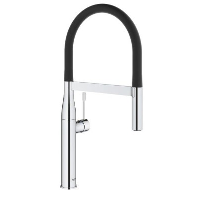  31491000 - GROHE CONCETTO KEUKENKRAAN + BEWEEGBARE FLEXIBEL CHR/ZWART
