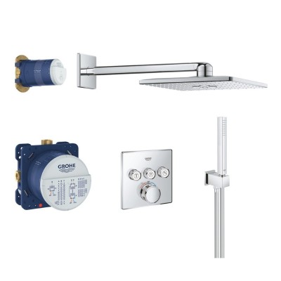 [GROHE 34 706 000] 34706000 - GROHE SMART CONTROL PERFECT SHOWER SET + RAINSHOWER 310 SMARTACTIVE CUBE
