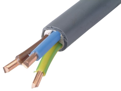 [107811] N482064 GRIJS - KABEL XVB 3G2,5 RE 0,6/1 KV Cca-s3,d2,a3 R100