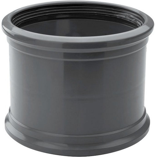 [9270 125] 1196901164 - MOF GRIJS RIOOL 125MM + STOOTRAND (20)