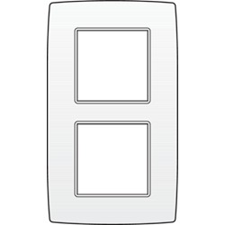 [120001] 101-76200 - NIKO AFDEKPLAAT DUBBEL VERTIKAAL WIT