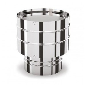 [1-09-0500-200] 1-09-500-200 - ANTI -WINDKAP INOX ENKELWANDIG 200MM OPSINOX