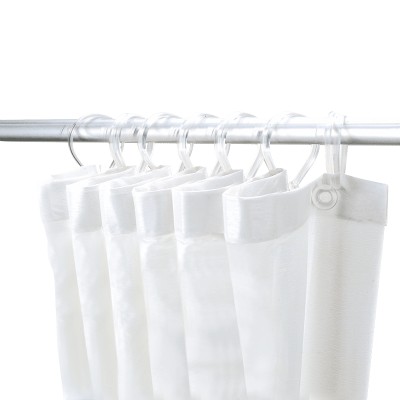 [1386] 1386 - DELABIE DOUCHEGORDIJN  PVC 1M80 HOOGTE 2 METER