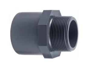 [12243 2" 50/63] 1610118012 - PVC U PUNTSTUK 2"M X 50/63