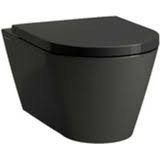 [H820336020400] H820336020400 - LAUFEN KARTELL WAND WC ZWART BLINKEND MET CLEAN COAT 