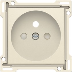 [120956] 100-66601 - NIKO AFDEKPLAAT STOPCONTACT CREME