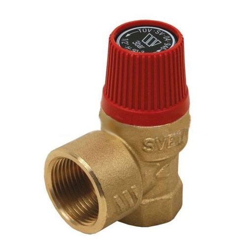 [659621] WATTS VEILIGHEIDSKLEP 5/4 3BAR CV ROOD