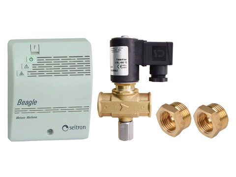 [102290] KIT GAS HOME AARDGAS - TEMPOLEC GASLEK DETECTIE AARDGAS 3/4 NC 5A 230V