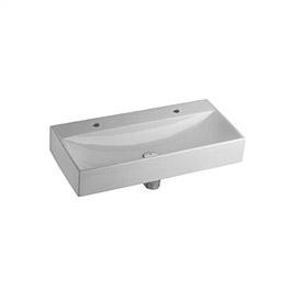 [S8337020000] SPHINX 420 WASTAFEL 90CM WIT 2 kraangaten ceratct @ ///