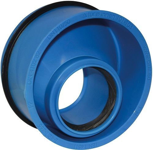 [AIR VPE 1762] 10890IR - AIRFIT INBOUWREDUCTIE 110 X 90 BLAUW DIKWANDIGE BUIS