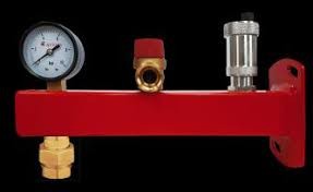 [0606318-1] CONSOLE KOMPLEET 3/4 CV STAAL ROOD
