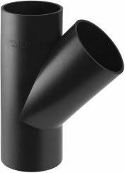 [360.109.16.1] 360.109.16.1 - GEBERIT PE HD T-STUK 45° 40 MM