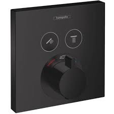 [15763670] 15763670 - HANS GROHE INBOUWTHERMOSTAAT VOOR 2 SYSTEMEN SCHOWER SELECT MAT ZWART