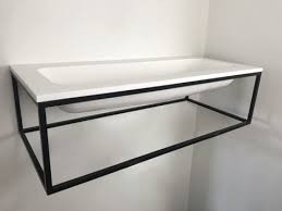[1901255] 1901255 - FERRO FRAME 100 CM X 45 CM DIEPTE  X 27 CM HOOGTE  MAT ZWART