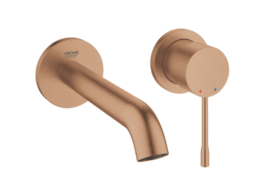 [29192DL1] 29192DL1 - GROHE ESSENCE AFWERKSET LAVABO MUURMENGKRAAN BRUSHED WARM SUNSET