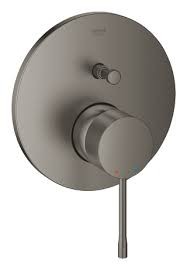  24058AL1 - GROHE ESSENCE AFWERKSET MUURMENGKRAAN  MET OMSTELLER BRUSHED HARD GRAFITE