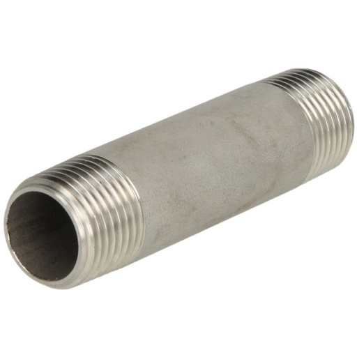 [BNI 1/2" x 60] 6070.060.04 - BUISNIPPEL INOX 1/2 X 60