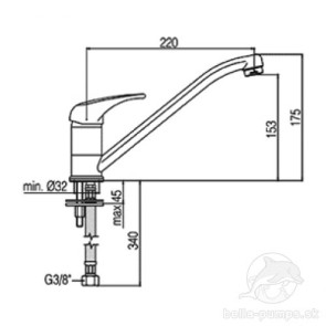[APM3182 CR *] APM 182 CR - PAFFONI APPOLO KEUKENKRAAN CHR. new 2020 * Werfmodel