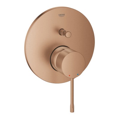  24058DL1 - GROHE ESSENCE AFWERKSET MUURMENGKRAAN  MET OMSTELLER BRUSHED WARM SUNSET