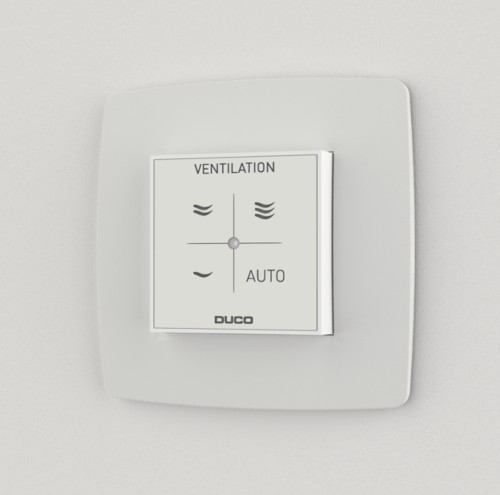 [0000-4600] DUCO BEDIENINGSCHAKELAAR RF WIT (batterijen)