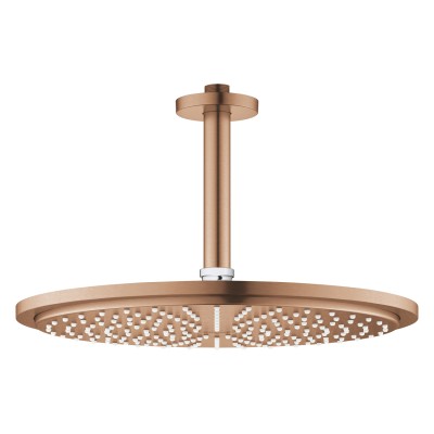  26067DL0 - GROHE HOOFDDOUCHE RAINSHOWER COSMOPOLITAN 310 INCL. DOUCHE-ARM PLAFOND BRUSHED WARM SUNSET