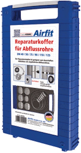 [45000RS] 45000RS - AIRFIT REPARATIEKOFFERKOFFER VOOR AFVOERBUIS 40-125mm