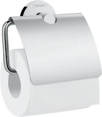 [41723000] 41723000 - HANS GROHE WC PAPIERROLHOUDER MET DEKSEL