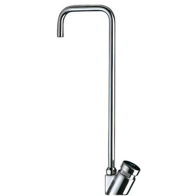 [311QU1] 311QU1 - DELABIE ZELFSLUITENDE KRAAN M 3/8" MET ZWANENHALSUITLOOP
