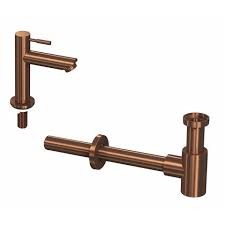 [9902402] 9902402 - COMBI SET 1A KRAANTJE +  VASTE PLUG +SYPHON  MAT ROSE GOUD