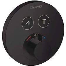 [15743670] 15743670 - HANS GROHE INBOUWTHERMOSTAAT VOOR 2 SYSTEMEN SCHOWER SELECT ROND MAT ZWART