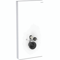 [131.022.SI.5] 131.022.SI.5 - GEBERIT MONOLITH VERLAAGD + WIT GLAS ZIJAFWERKING ALUMINIUM 101CM
