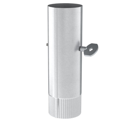 [020704+S] 1-41-0403-150 - BUIS GALVANISE 150MM 0.33 M MET SLEUTEL