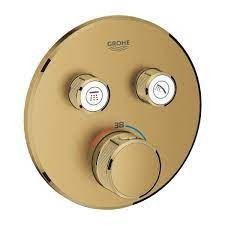  29119GN0 - GROHE  SMARTCONTROL ROND INBOUW MET 2 UITGANGEN UITV. BRUSHED COOL SUNRISE