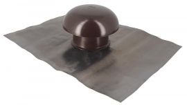 [CDT100 BRUIN +M] CDT104M - NICOLL KAP MET LOOD 100MM BRUIN MET MUGGENGAAS