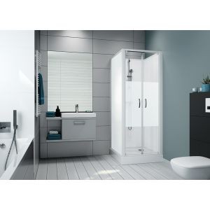 [L11ST05] L21ST05 - LEDA STANDING GLAS + 75 HOEKMODEL 2 KLAPDEUREN  MULTIJETS