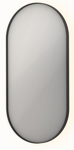 [8408955] 8408955 - INK SPIEGEL 40 X 4 X 80 MAT ZWART  MET INDIRECTE LED VERLICHTING SPIEGELVERWARMING  EN SENSORSCHAKELAAR