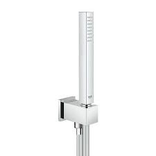  26405000 - GROHE AANSLUITBOCHT CUBE MET VIERKANT ROZET CHR.+HANDDOUCHE STIK + FLEXIBEL